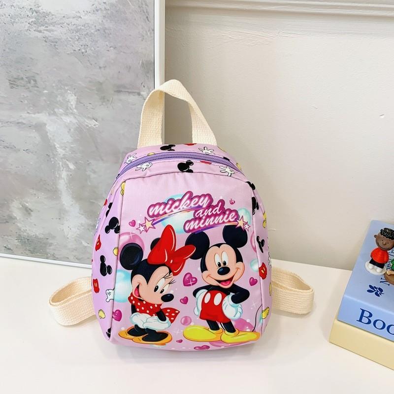 Disney Mickey Minnie Hello Kitty Kuromi My Melody Pattern Children Backpack For Kindergarten Kids