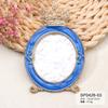 1pc Round/Square Painted Gel Polish Palette Natural Resin Onyx Display Board Holder Practice Nail Art DIY Tools
