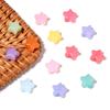 100pcs/Lot 9mm Acrylic Beads Jelly Colored Five Point Star Large Hole Loose Beads For DIY Handmade Jewelry Bracelet Necklace