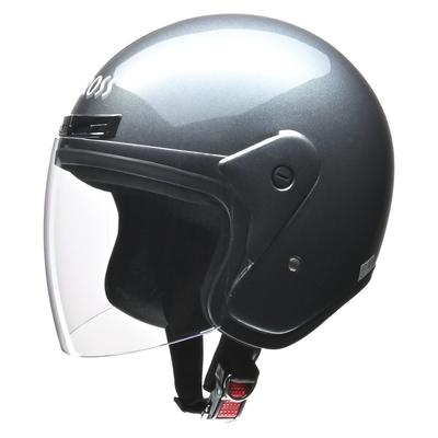 LEAD CROSS Jet FREE Size Circumference 57cm To Less Than CR-720 Helmet, Gunmetal, (Head 60cm)