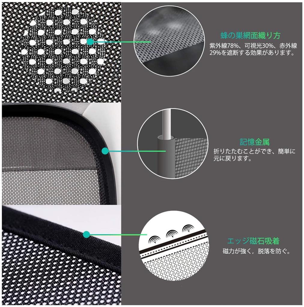 RUIYA Sluneční clona na zadní sedadlo pro Toyota Corolla Boční clona s magnetickým upevněním Sluneční světlo do auta Horko v autě Snadná instalace Specifický střih pro Corolla Cross Specifický pro vozidlo