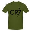 Cr7 Unisex Tshirtkorean Style Minimal Antipilling Tee