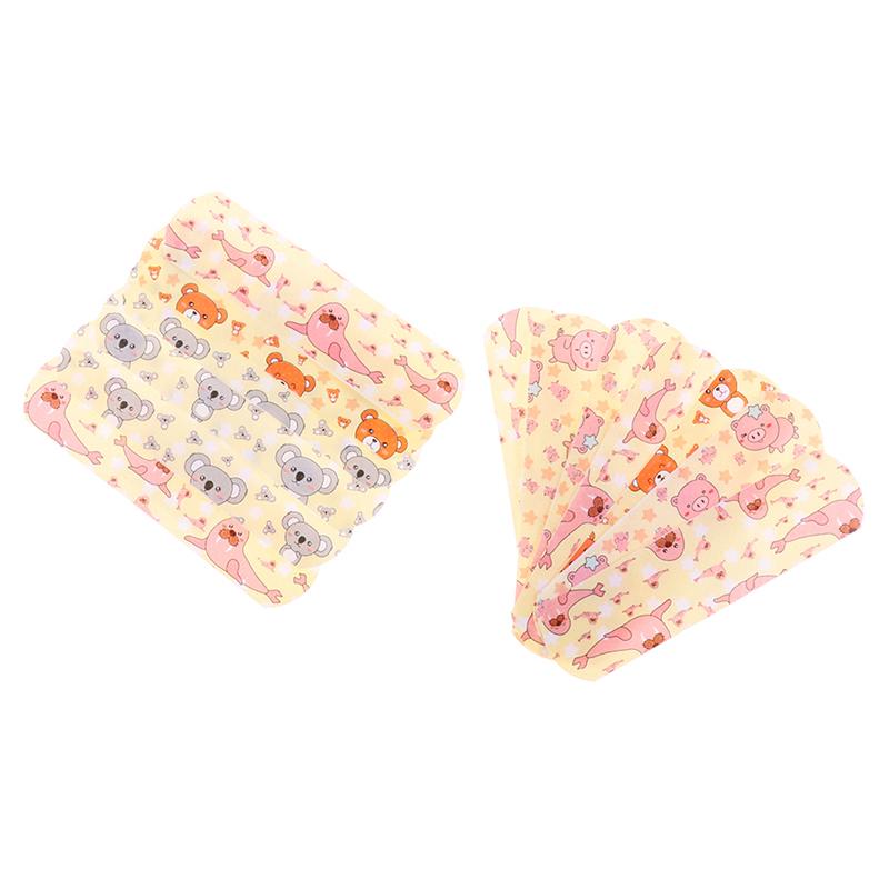 120 stk/sett Plaster med mønster av plaster, selvklebende, pustende, vanntett, klebende, tegneserie, kawaii, plaster