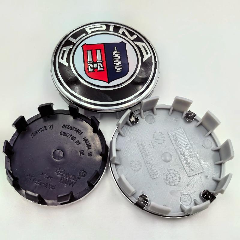 Tappi Centrali per Cerchi BMW 56/68mm Compatibili con E46 E39 E60 E90 E53 E36 E30 E87 F10 F20 F30 X1 X3 X5 X6 X7 Accessori Auto