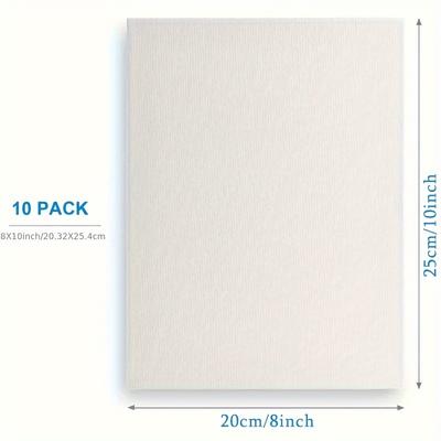 10 Pack Painting Canvas Panel Boards For Acrylic Pouring Oil Paint Artist Canvas Dry Wet Art Media