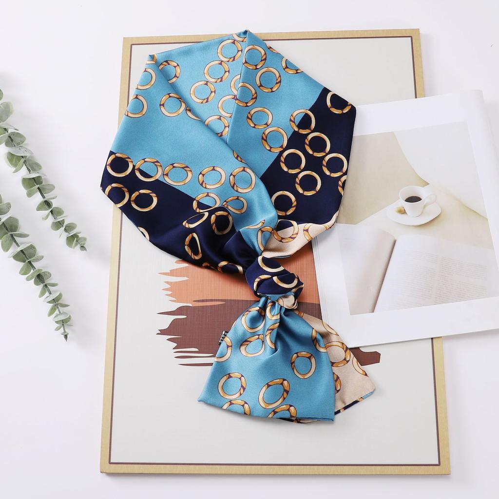 Kleine Und Vielseitige Schals Für Damen Schmale Und Kleine Schals Haargummis Temperamentvolle Bänder Schals Und Schals