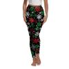 Christmas women's leggings new women's pants printed sports yoga pants peach hip pants women