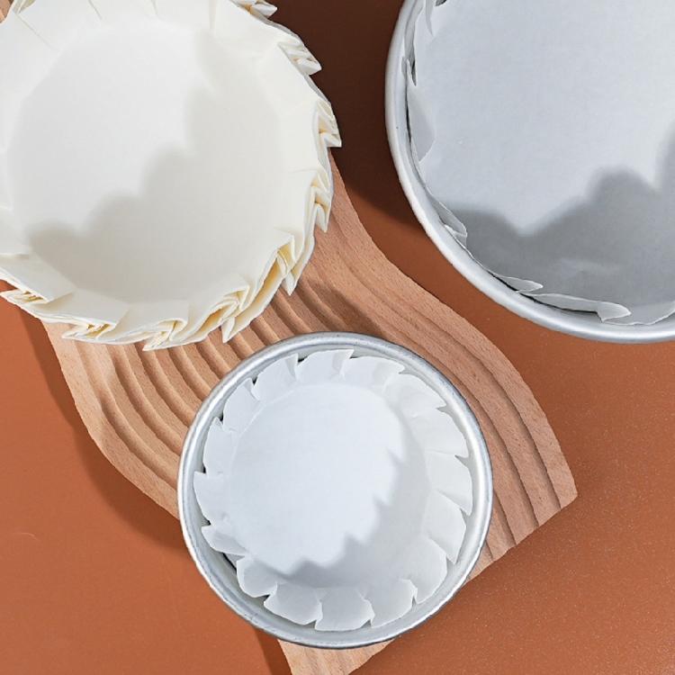 50Pieces Basques Cake Paper Baking Oilproof Practical Paper Oilproof Paper Wrap