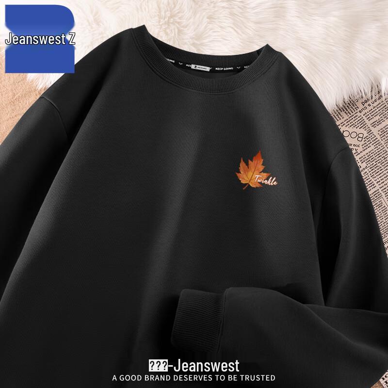 

Jeanswest Men s T1002 Maple Leaf Print Sweatshirt XL