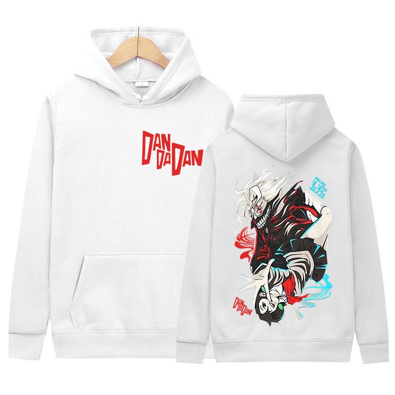 Japanese Anime Dandadan Okarun Dan Da Dan Print Hoody Mens Women Casual Pullover Sweatshirt Gothic Oversized Long Sleeve Hoodies