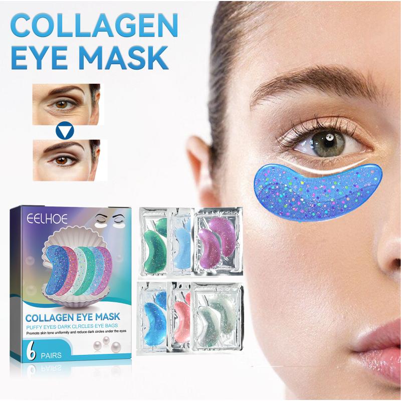 Collagen Eye Mask Anti Dark Circles Under The Eyes Moisturizing Anti-Wrinkles Anti-Aging Eye Patches