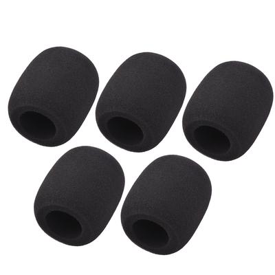 5Pcs Microphone Foam Windshield Windscreen Noise Reduction Sponge Mic Cover for Handheld Condenser