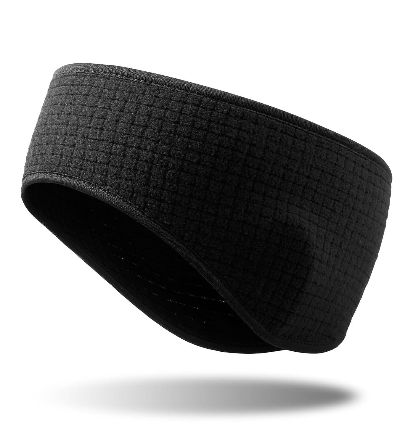 

Autumn Winter Warm hair bands, warm solid color ladies headband, ladies winter headwear Suitable for outdoor cycling, yoga, running daily wear чёрный