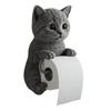 Cute Cat Shaped Toilet Paper Holder Wall-mounted Paper Storage