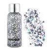 Body Facial Glitters Scales Sequins Lotion For Festival Face Makeup, Body, Hair