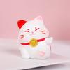 Cute Cat and Little Lucky Pig Figurines, Couple Resin Ornaments, Desktop Decorations, Girls' Gifts