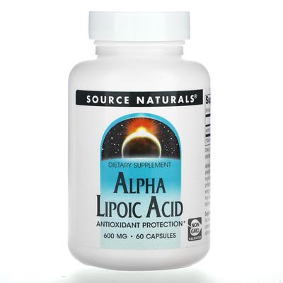 Kyselina alfa-lipoová, 600 mg, 60 kapsúl