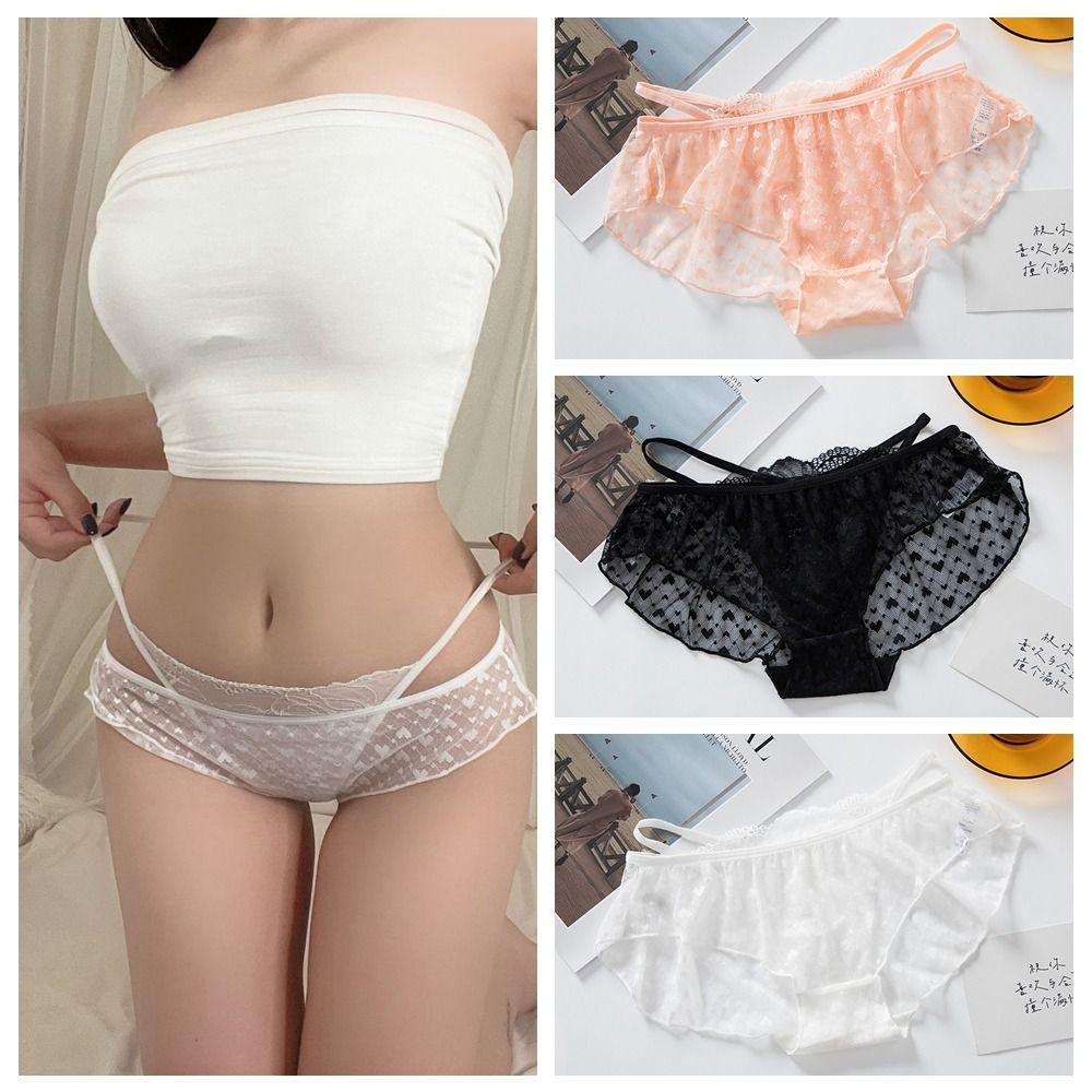 

Mesh Women Lace Underwear Strap Sexy Panties for Women Breathable Briefs Women