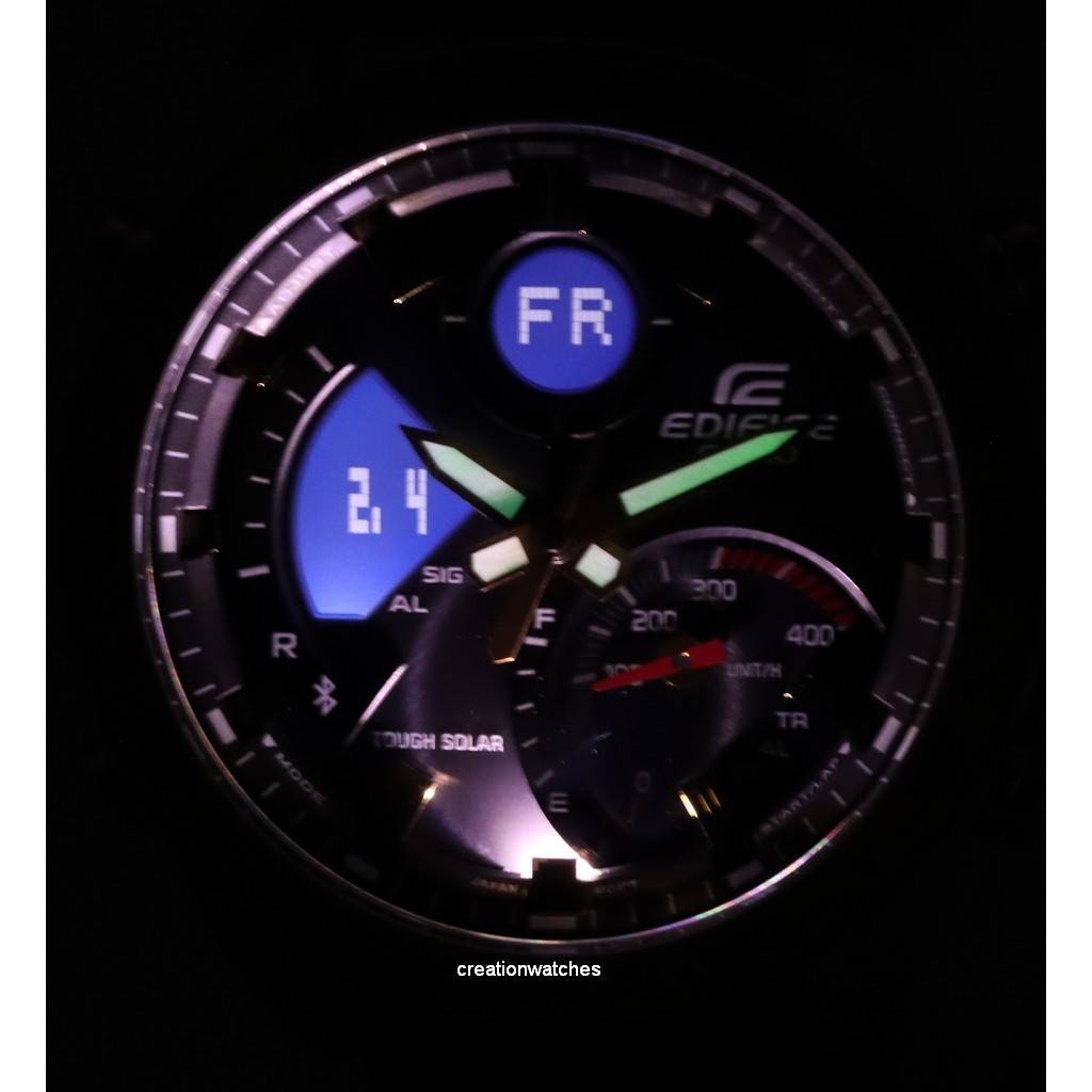 Casio Edifice Smartphone Link Chronograph Analog Digital Tough Solar ECB-900GL-1A ECB900GL-1 100M Men's Watch