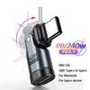 180 Degree USBC Charging Converter Fast Data Transfer USB-A Female Adapter  Fast Charging