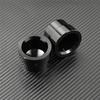 4pcs Motorcycle Front & Rear Axle Nut Covers Caps Black For Harley Sportster XL Dyna Fat Bob FXDF Touring Electra Glide Softail