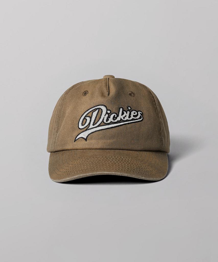 Dickies Washed Script Ball Cap Khaki Beige