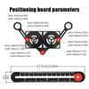 1Pcs 6/9/12 Folds Measuring Ruler Aluminium Alloy Locator Drill Guide  Template Tool