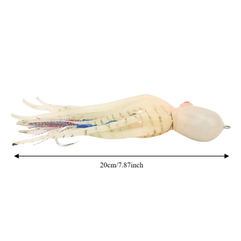 180g Fishing Squid Bait TPE Squid Skirt Trolling Lures Simulation Fishing Octopus Lure Trolling