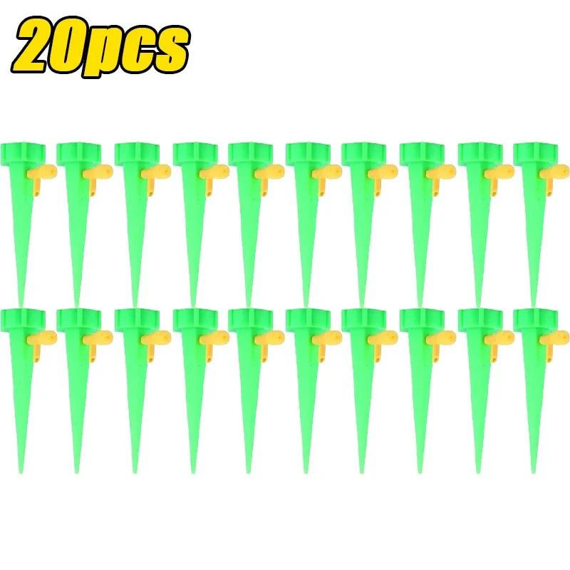 2/30 Stück Automatische Tropfbewässerungssysteme Einstellbarer Pflanzen-Blumenbewässerungs-Spieß Wassertropfer Gerät Garten Gewächshaus Bewässerungswerkzeug