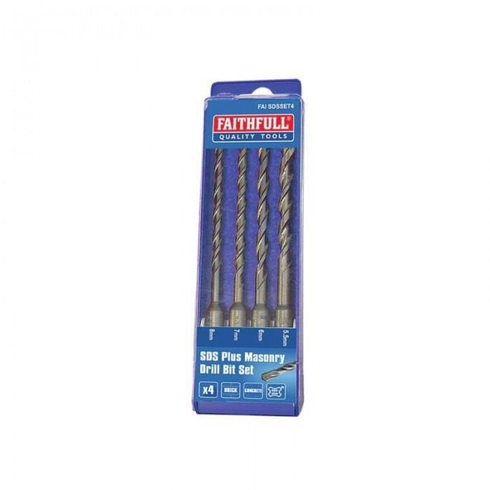 Faithfull Sds Plus Drill Bit Sets