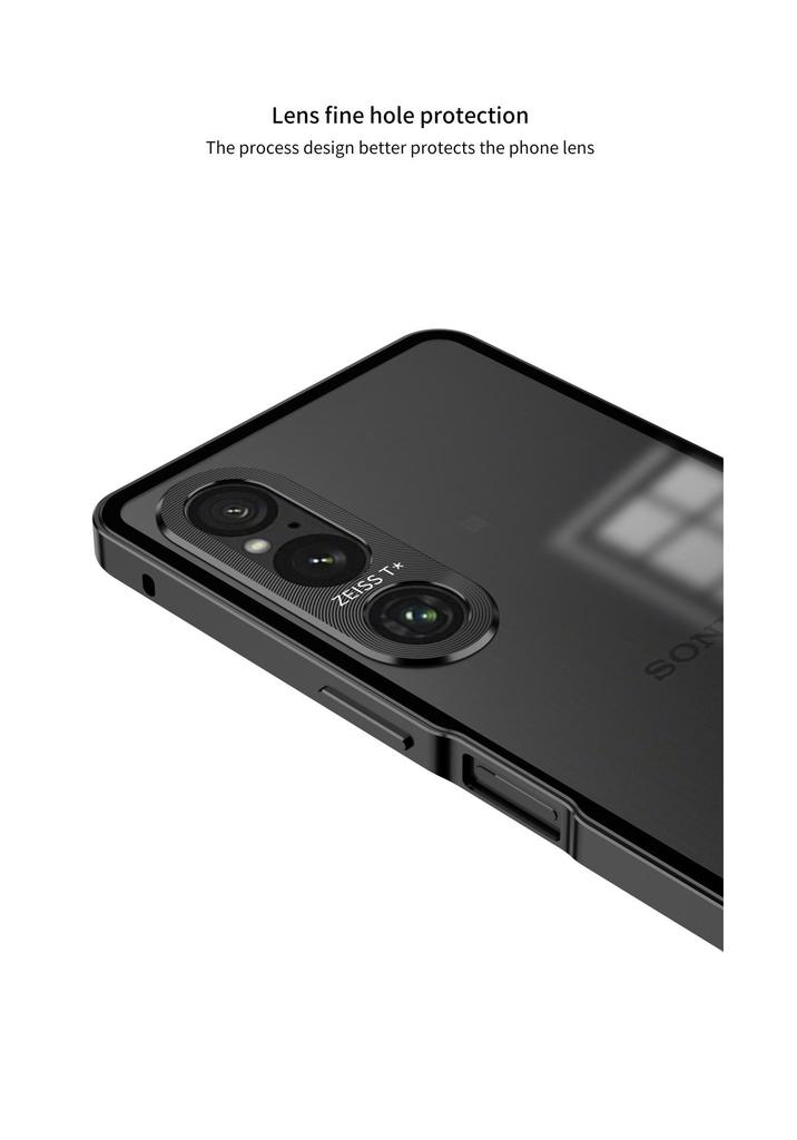 Single-Sided Metal Phone Case with Spring Buckle for Sony Xperia 1VII/1V/6th/4th Gen