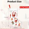 Christmas Decoration Fireplace Hanging Stocking 1pc Snowman & Santa Claus Christmas Decoration Suitable for Gift Stockin