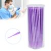 100 Stück Oraler Mikroapplikator Pinsel Lila Einwegstab Tragbar Kompaktes Dentalwerkzeug