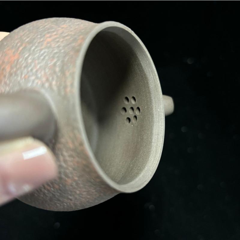 70/110ml Purple Clay Teapot Mini Travel Teapot Chinese Style Pure Handmade Purple Clay Teapot Raw Ore Cinnabar Clay Small Pot