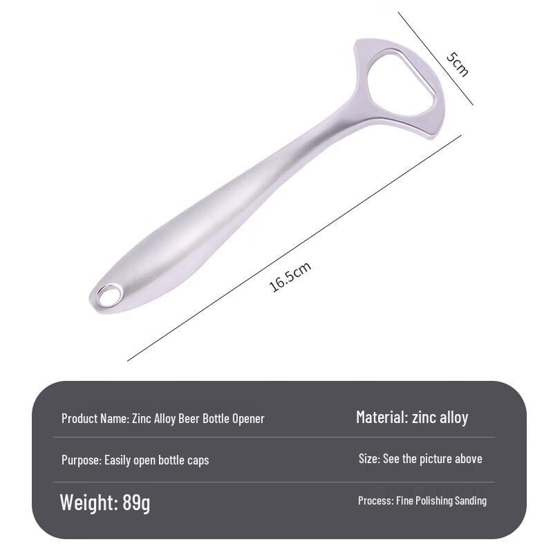 Zinc Alloy Beer Bottle Opener