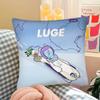 pc Mascot TTina And CUTE MMilo Pillow Case Fashion Square Pillowcase Bedroom Sofa Room Ins Decoration Leisure