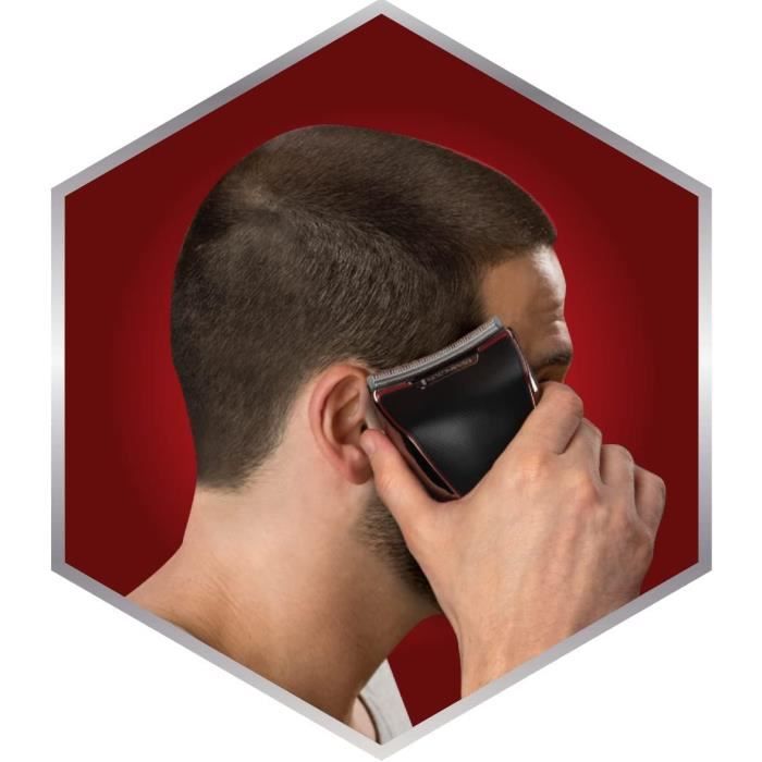 Tondeuse Cheveux - REMINGTON - QuickCut Pro - Moteur Puissant - 12 Guides de Coupe - Autonomie 70 min