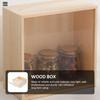 Unfinished Blank Wooden Storage Jewelry Box Jewelry Jewelry Box Treasure Keepsake case Chest Gifts Packing box