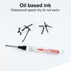Deep Hole Marker Pen Multi-purpose Waterproof Quick Dry Large Capacity Permanent Ink Filling Clip Design Ceramic Tile  Carpenter Long Head Marker