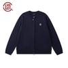 CLOTTEE by CLOT Men's Loose-Fit Zip-Up Knit Cardigan