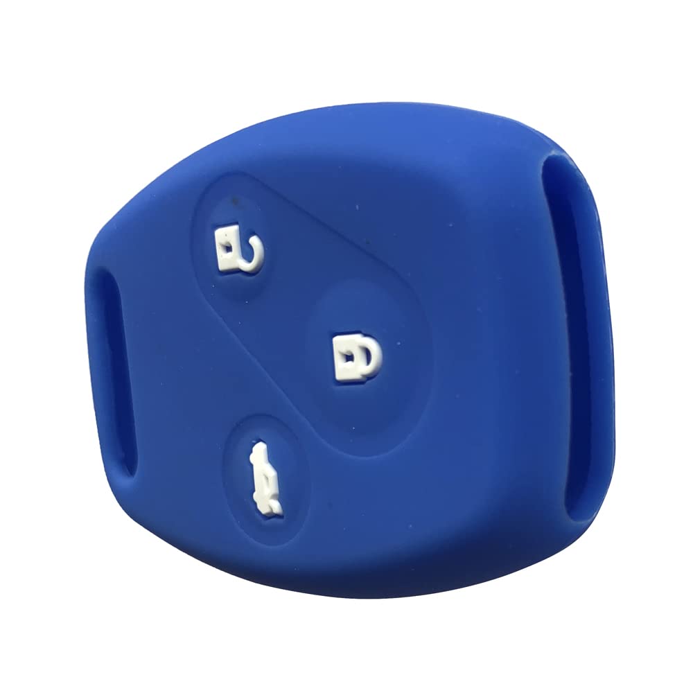 [Kinotaka] Honda 3 Button Keyless Key Silicone Key Case Fit Civic Odyssey CR-V Stream Dedicated Key Cover, Blue