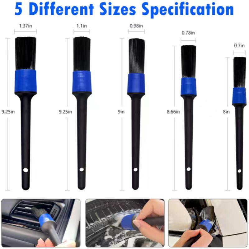 24-Piece Electric Drill Car Cleaning Kit & Detail Brush Set