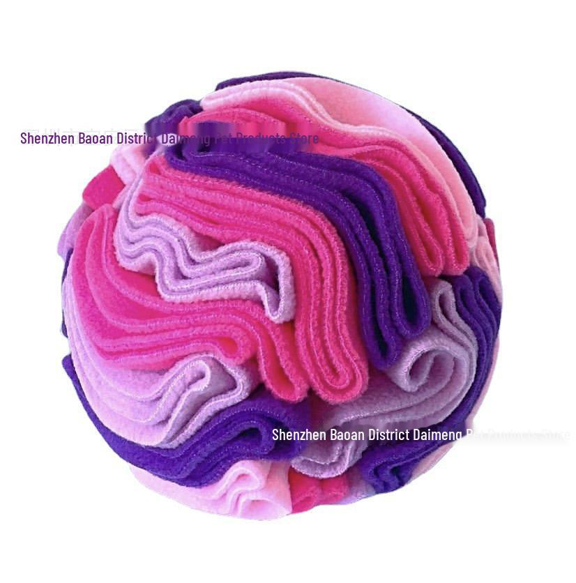 "Upgraded Dog Snuffle Ball - Interactive Pet Sniffing Toy for Snacks"