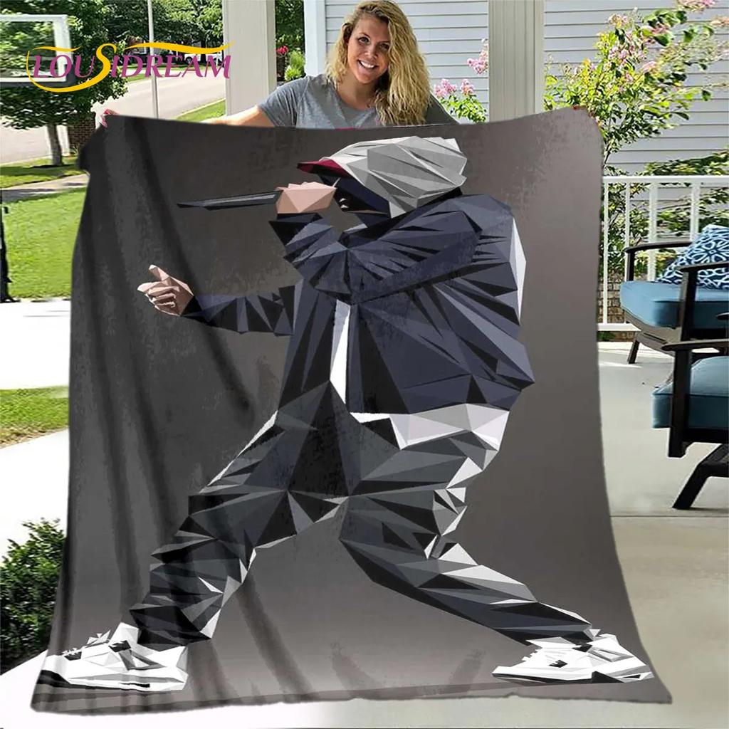 Legend Star Hip Hop Art Rapper Soft Plush Blanket,Flannel Blanket Throw Blanket for Living Room Bedroom Bed Sofa Picnic Cover
