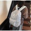 Simple Design Quilted Backpack Casual Daily Backpack for Women Lightweight Classic Style Ideal for School Travel Commute and Fashion Outfits