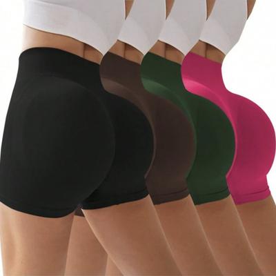 Outdoor Hip Lifting Dreiteilige Yoga-Shorts Hohe Taille Fitnesshosen Sport-Laufshorts Damen Yoga-Kleidung Schnelltrocknende Shorts Damen
