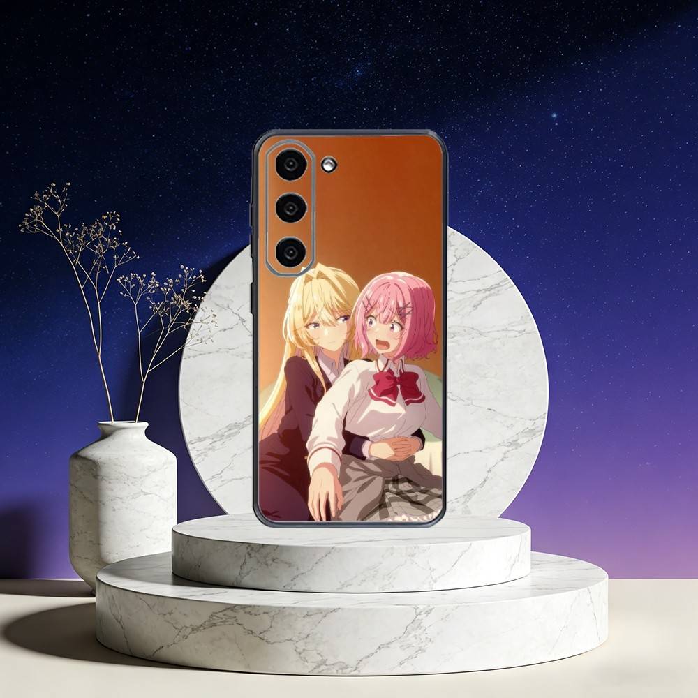 Watanare Anime Phone Case For Samsung Galaxy A73,A72,A71,A70,A53,A52,A51,Others Soft Black Cover