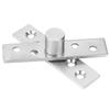2pcs Silver Pivot Hinge Stainless Steel Concealing Hinge Rotating Rotating Door Hinge  Door Hinges