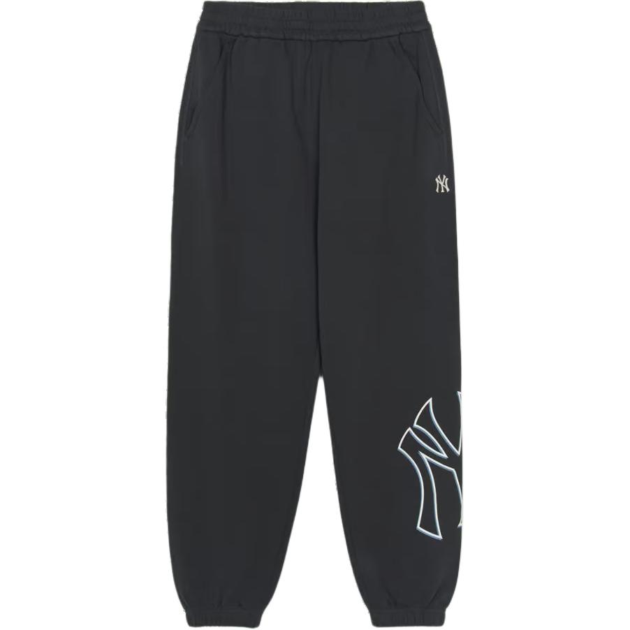 

New MLB Basic Mega New York Yankees Casual Pants Unisex Charcoal Gray 3APTB1344-50CGS S