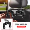 Autositz Kopfstützenhaken 4er Pack Aufhänger Aufbewahrungsorganizer Autozubehör für Toyota TRD GR Sport Rav4 Corolla Camry Aqua Yaris Cross